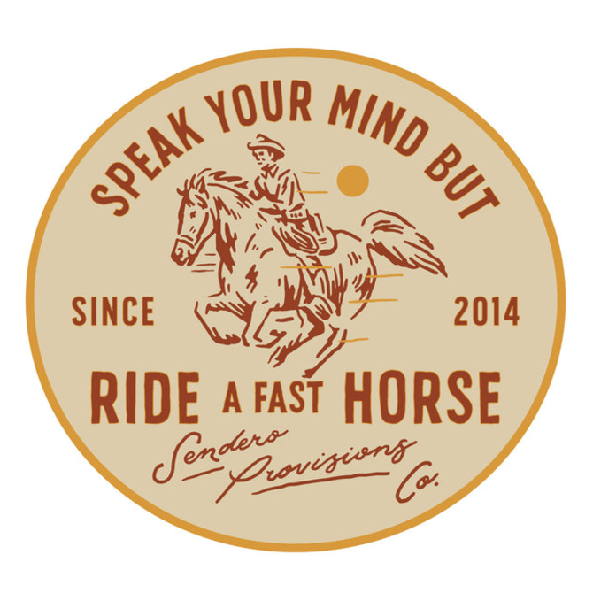 SENDERO STCKR-FAST HORSE