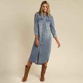 SENDERO DRESS-ANNIE PEARL SNAP