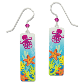 SIENNA SKY BY LEFT HAND *Earring - Underwater Scene