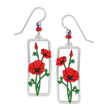 SIENNA SKY BY LEFT HAND Earring - Red Poppies