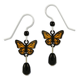SIENNA SKY BY LEFT HAND Earring - Monarch Butterfly w/Dangle