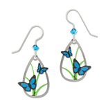 SIENNA SKY BY LEFT HAND E-BLUE MORPHO BUTTERFLIES