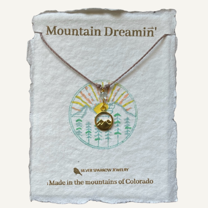 Silver Sparrow Jewelry N-GP MTN DREAMIN