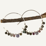 Silver Sparrow Jewelry Earring - Pyrite/Tourmaline/Tanzanite
