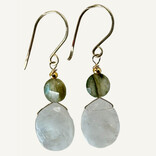 Silver Sparrow Jewelry Earring - Rainbow Moonstone/Labradorite