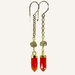 Silver Sparrow Jewelry Earring - Carnelian Daggers