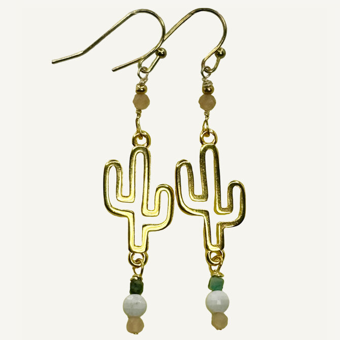 Silver Sparrow Jewelry E-CACTUS/HOWLITE