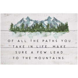 Sincere Surroundings Plaque - All The Paths