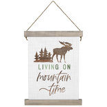 Sincere Surroundings Plaque - Mountain Time Moose