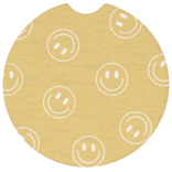 Sincere Surroundings Car Coasters - Good Days Smiley