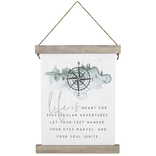 Sincere Surroundings Wall Art - Life is Meant/Compass