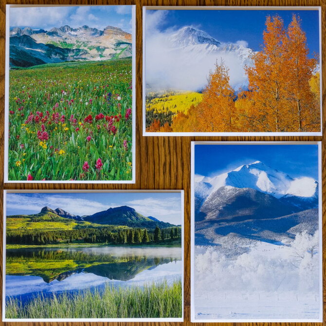Skyline Press Cards - Colorado 4 Seasons