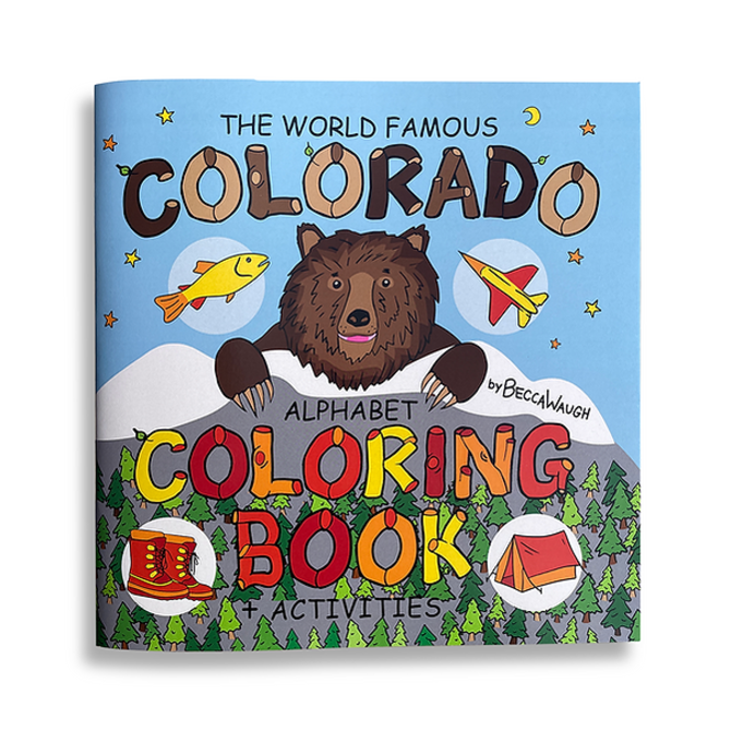 SLEEPY PANTHER LLC Colorado Coloring Book