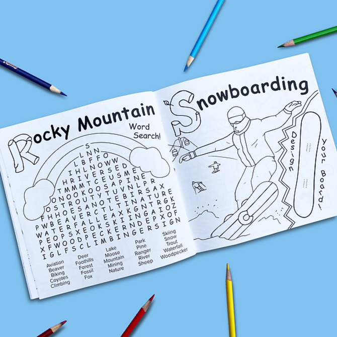 Sleepy Panther Design Co. Colorado Coloring Book