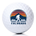 Snow Business Usa GOLFBALL-SASQUATCH SUNSET