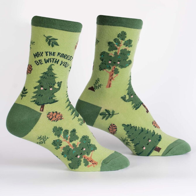 Sock It To Me CREW-FOREST BE WITH YOU WMNS