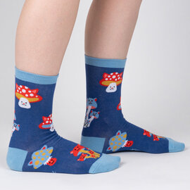 Sock It To Me CREW-MUSHROOM CATS WMNS Sock It To Me CREW-MUSHROOM CATS WMNS