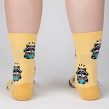 Sock It To Me CREW-RACCOONS & RAMEN WMNS