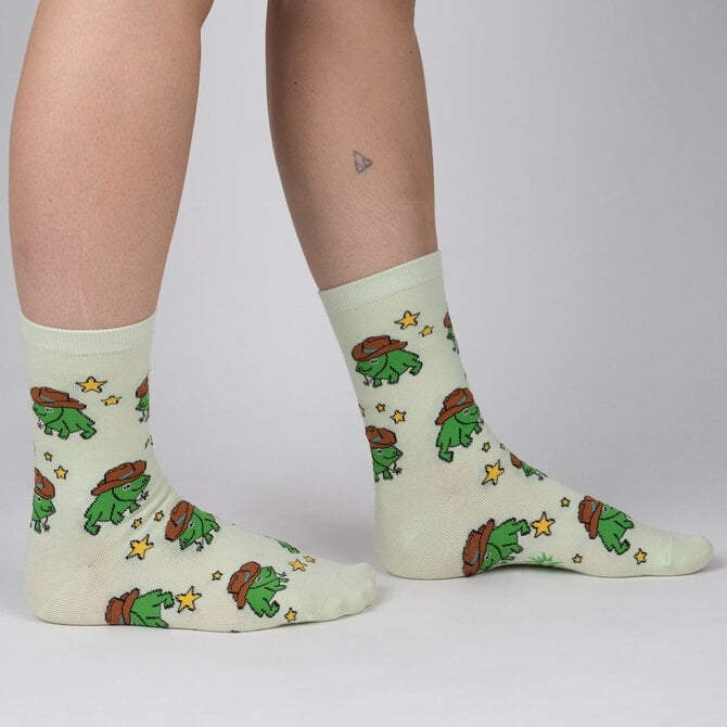 Sock It To Me CREW-YEE FROG! WMNS