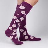 Sock It To Me STRETCH-CHERRY BLOSSOMS