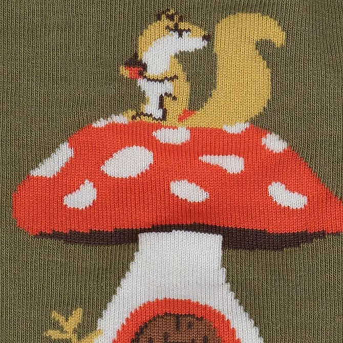 Sock It To Me KNEE HIGH FUNKY-SHROOM AND BOARD