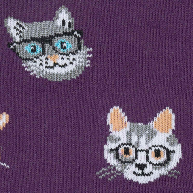Sock It To Me CREW-SMARTY CAT WMNS