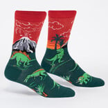 Sock It To Me CREW-DINOSAUR DAYS (GLOW) MNS