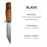 Sporthansa KNIFE-HELLE GT