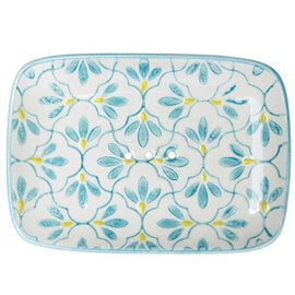 Tranquillo Soap Dish - Yellow Floral Tranquillo Soap Dish - Yellow Floral