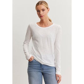 Velvet Top - Lizzie Long Sleeve Crew Velvet Top - Lizzie Long Sleeve Crew