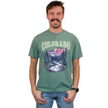 Prairie Mtn Screening T Shirt - Down Stream Mountain Colorado Prairie Mtn Screening T Shirt - Down Stream Mountain Colorado