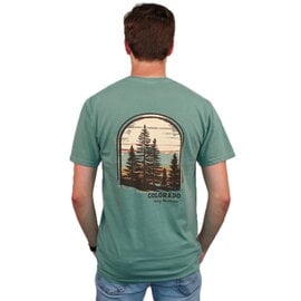 Prairie Mtn Screening T Shirt - Canopy Trees Rocky Mountains
