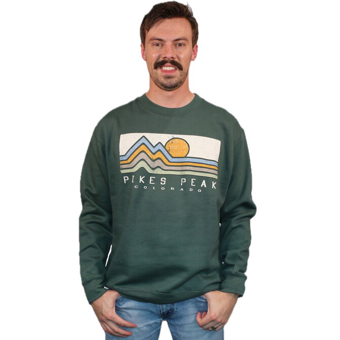 Prairie Mtn Screening Crew Neck Sweater - Upper Deck Mountain