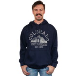 Prairie Mtn Screening Hooded Sweatshirt - Drywall Colorado Rocky Mountains