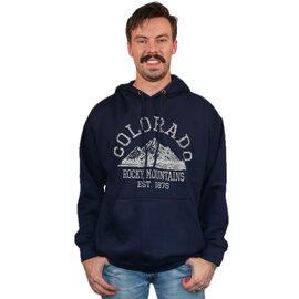 Prairie Mtn Screening Hooded Sweatshirt - Drywall Colorado Rocky Mountains Prairie Mtn Screening Hooded Sweatshirt - Drywall Colorado Rocky Mountains