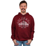 Prairie Mtn Screening Hooded Sweatshirt - Drywall Colorado Rocky Mountains