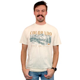 Prairie Mtn Screening Hoodie/T Shirt - Forest Meadow Mountain Bear