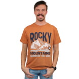 On The Road Apparel T Shirt - Wood Cut Rockys Garden of the Gods On The Road Apparel T Shirt - Wood Cut Rockys Garden of the Gods