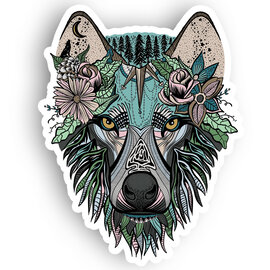 Wild Tribute STICKER-BOHO WOLF Wild Tribute STICKER-BOHO WOLF