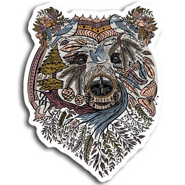Wild Tribute STICKER-BOHO BEAR