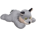 WISH PETS WOLF-WILD BEANS 6"