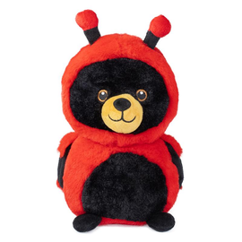 WISH PETS BLACK BEAR-LADYBUG COSTUME 8"