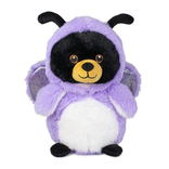 WISH PETS BLACK BEAR-BUTTERFLY COSTUME 8"