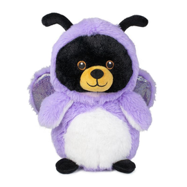 WISH PETS BLACK BEAR-BUTTERFLY COSTUME 8"