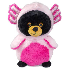 WISH PETS BLACK BEAR-AXOLOTL COSTUME 8" WISH PETS BLACK BEAR-AXOLOTL COSTUME 8"