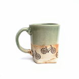 COLLEEN DEISS Mug - Bike Pattern