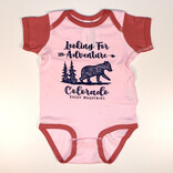 Prairie Mtn Screening Infant Onesie - Looking for Adventure Bear