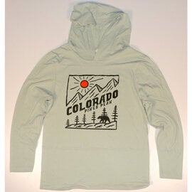 Prairie Mtn Screening Child's Hooded Sweatshirt - Breezy Mountain Black Bear Hills