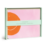 E. Frances Paper FLAT NOTES-ORANGE SMILEY
