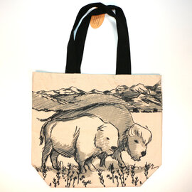Art Studio Co Tote Bag - Buffalo Black/White